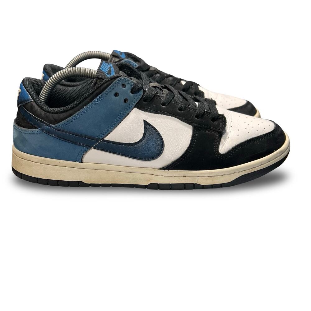 Nike Dunk Low Mens Size 9.5 Airbrush - Industrial Blue Sneakers Athletic Shoes